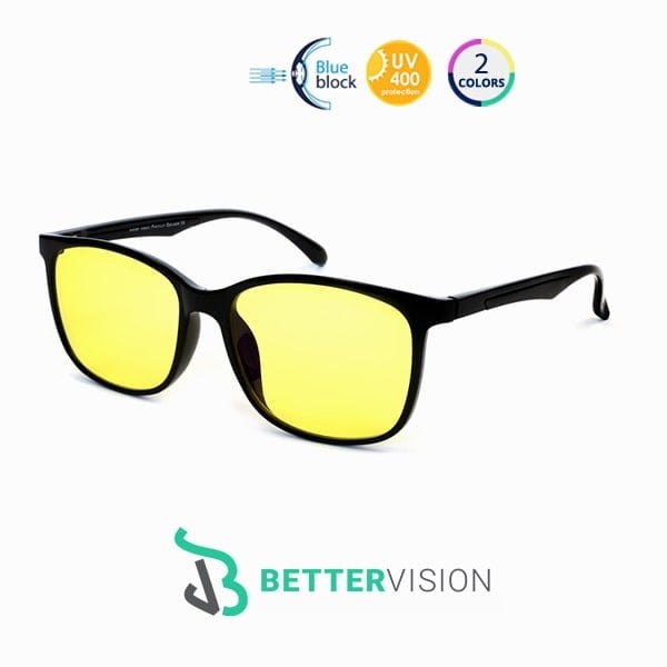 Blue Light Blocking Gaming Glasses - Bosse with yellow lenses