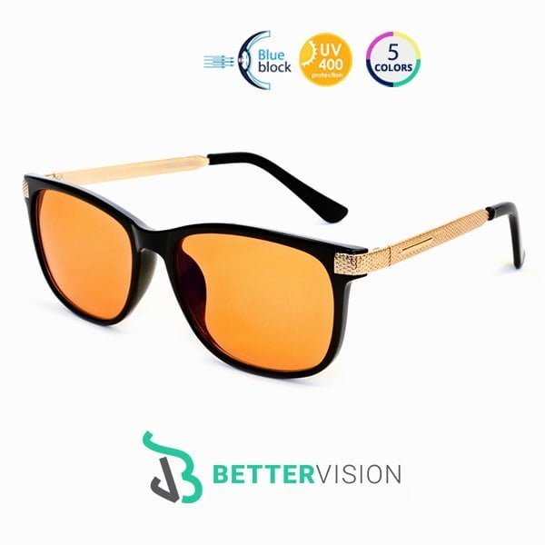 Blue Light Blocking Gaming Glasses - Fashion Charm with amber lenses
