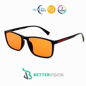 Blue Light Blocking Gaming Glasses - New Casual with amber lenses