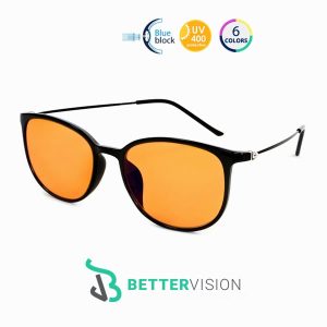 Blue Light Blocking Gaming Glasses - Trend Icon with amber lenses