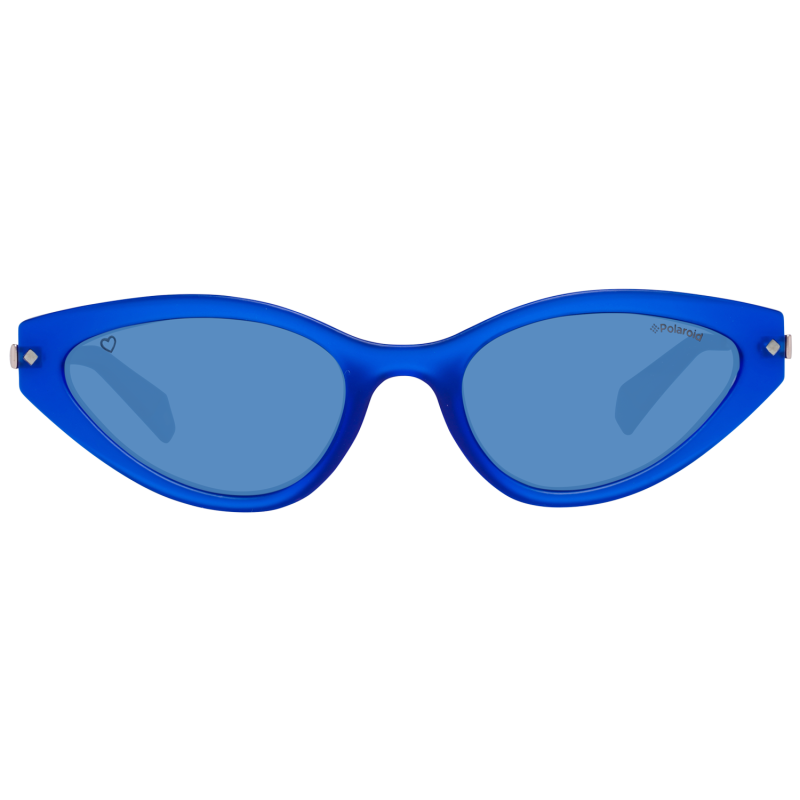 Women Blue Polaroid Sunglasses PLD 4074 UJY 53