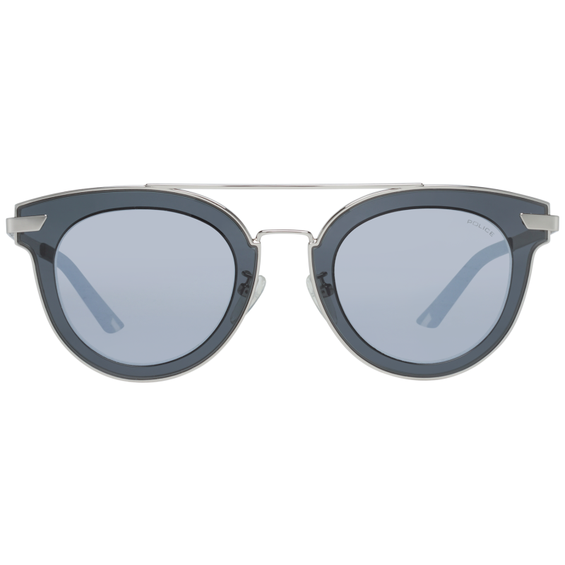 Men Silver Police Sunglasses SPL349 579X 47