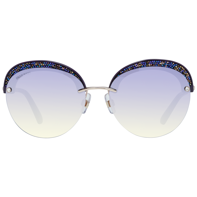 Women Purple Swarovski Sunglasses SK0256 28Z 56