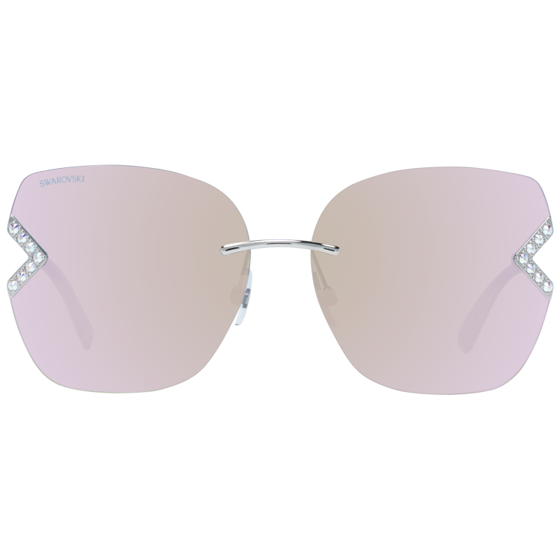 Women Rose Gold Swarovski Sunglasses SK0306-H 16Z 62