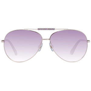 Women Rose Gold Swarovski Sunglasses SK0308 28Z 60