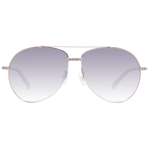 Women Rose Gold Swarovski Sunglasses SK0343-H 33B 62