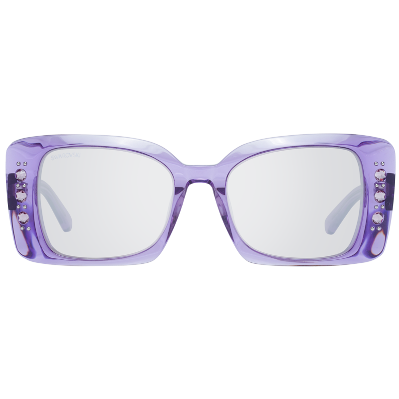Women Purple Swarovski Sunglasses SK0370 80Y 52