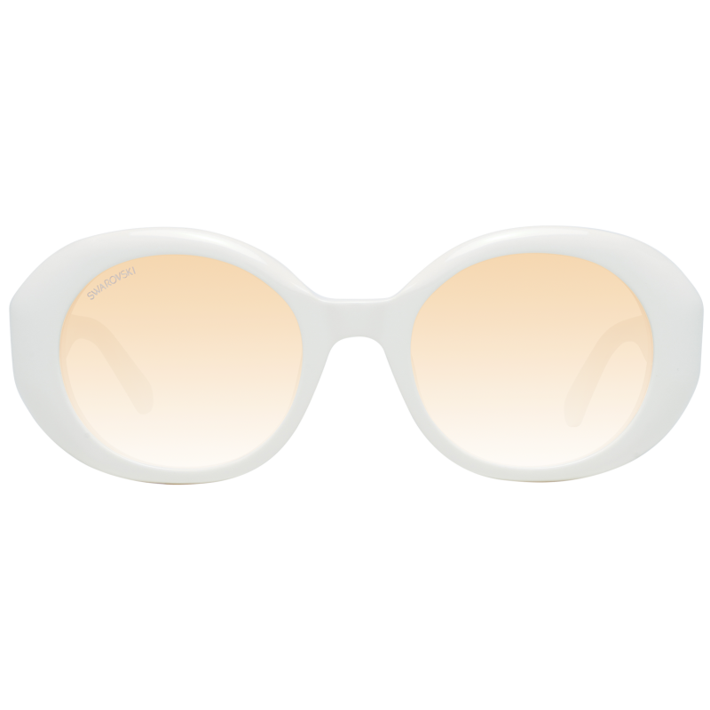 Women White Swarovski Sunglasses SK0371 21F 52