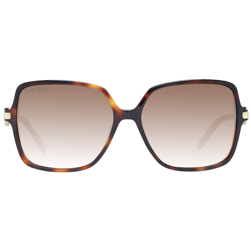 Women Brown Omega Sunglasses OM0033 52G 59