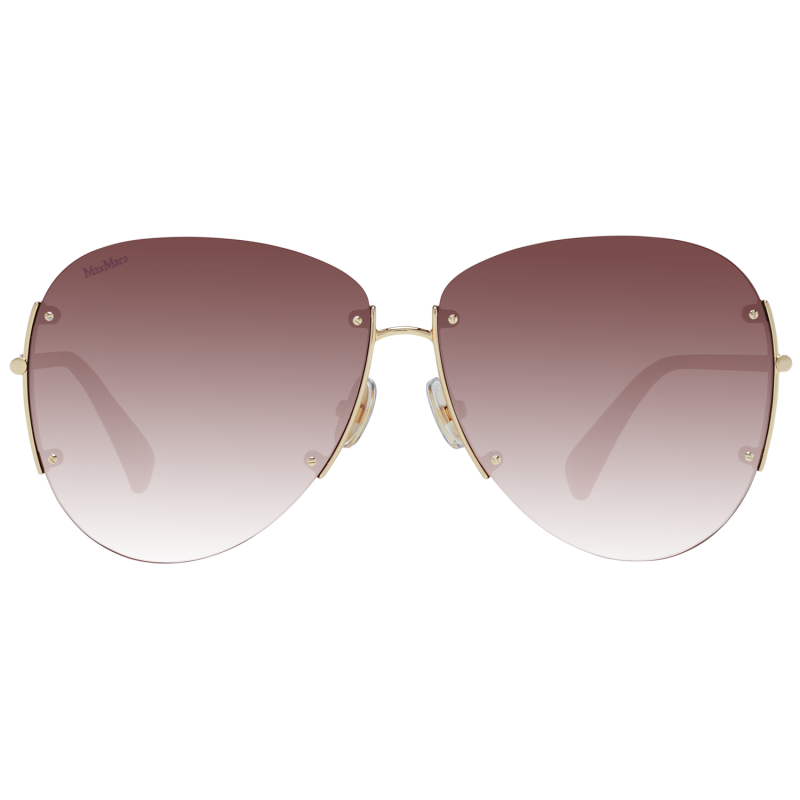 Women Gold Max Mara Sunglasses MM0001 30F 62