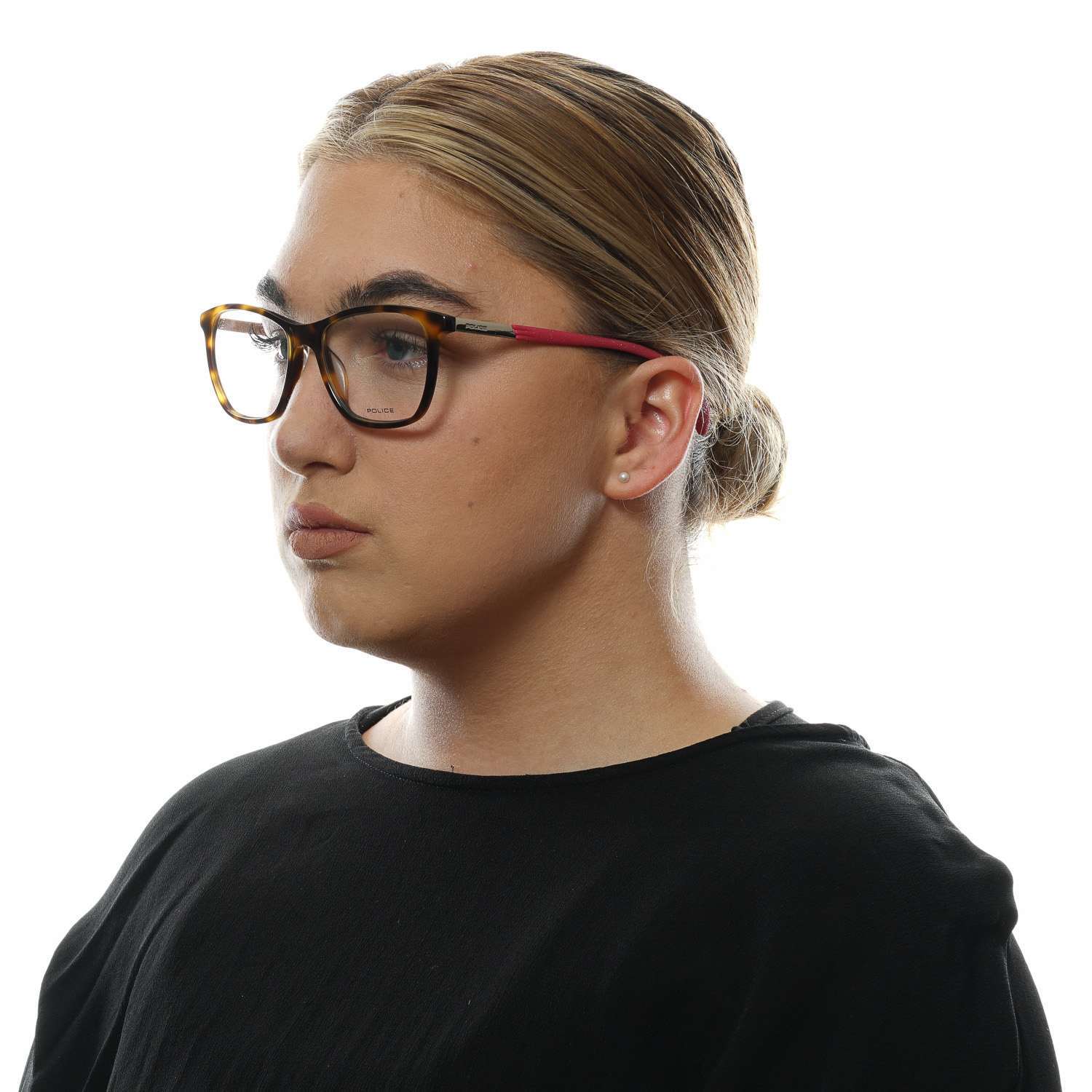 Brown Women Police Optical Frames