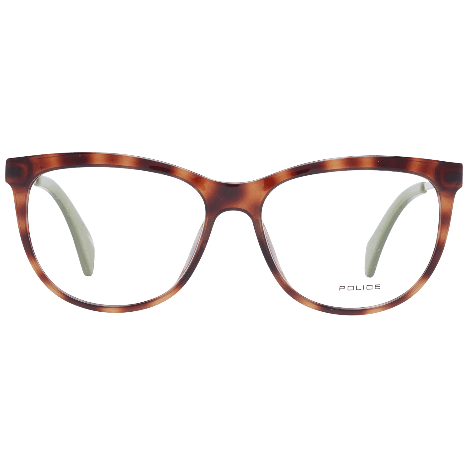 Women Brown Police Optical Frame VPL625 09AJ 53
