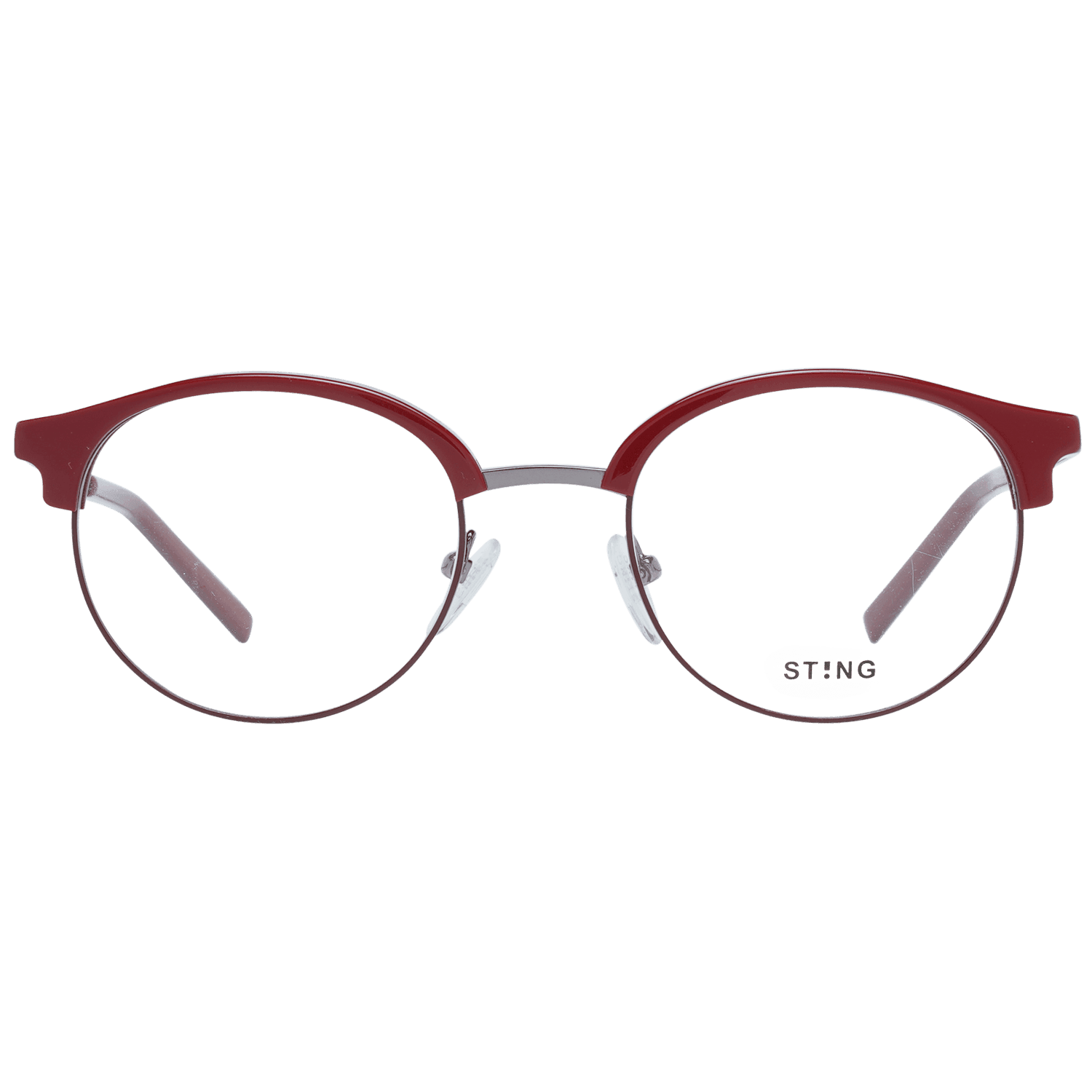 Unisex Burgundy Sting Optical Frame VST181 0597 49