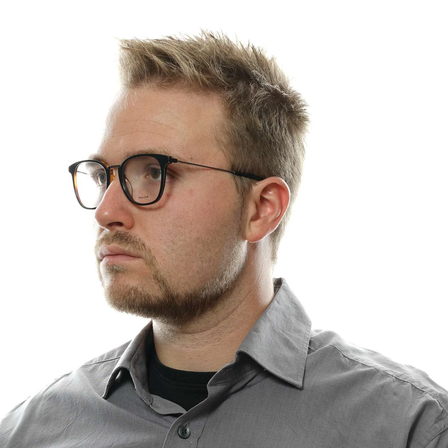 Black Men Police Optical Frames