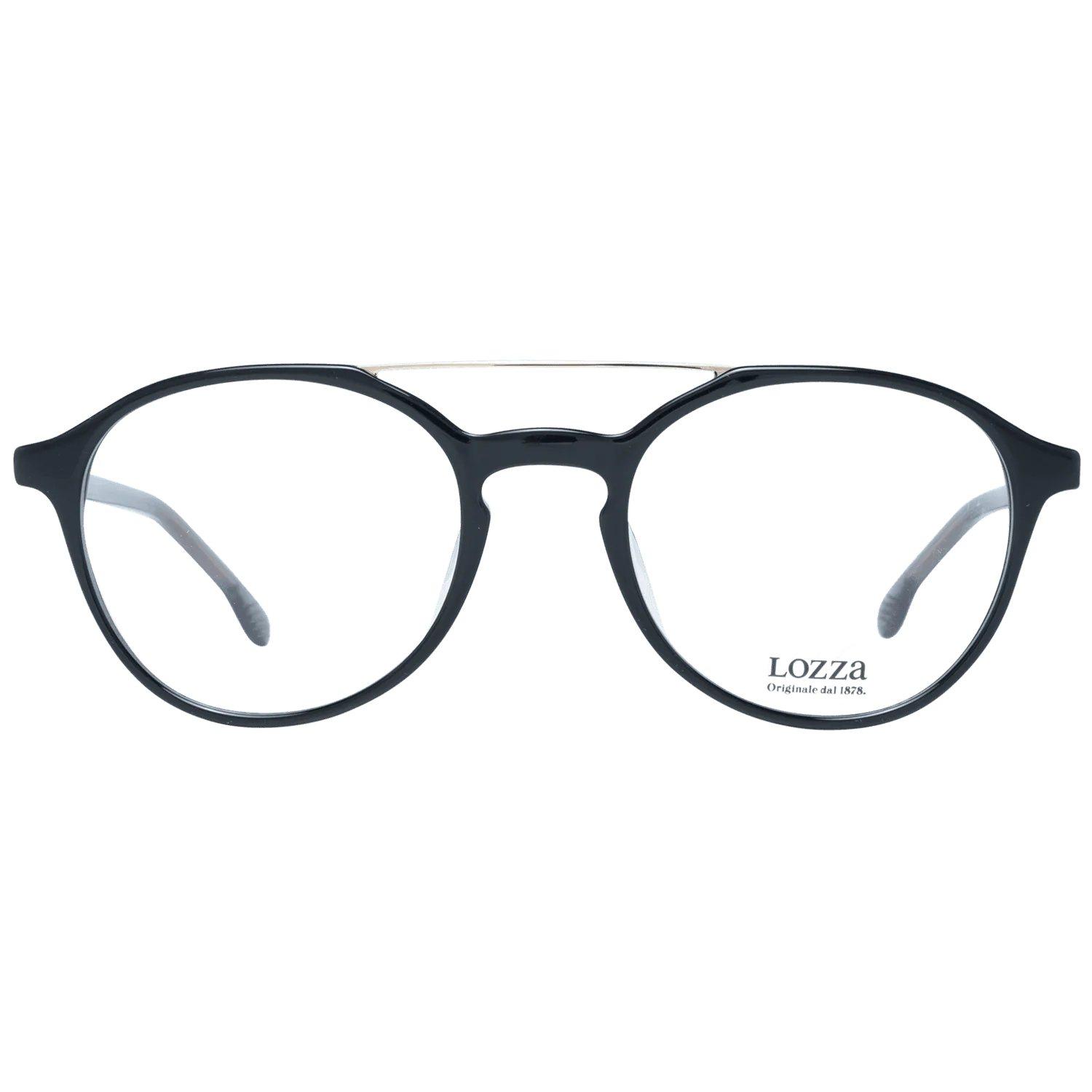 Unisex Black Lozza Optical Frame VL4200 0700 51