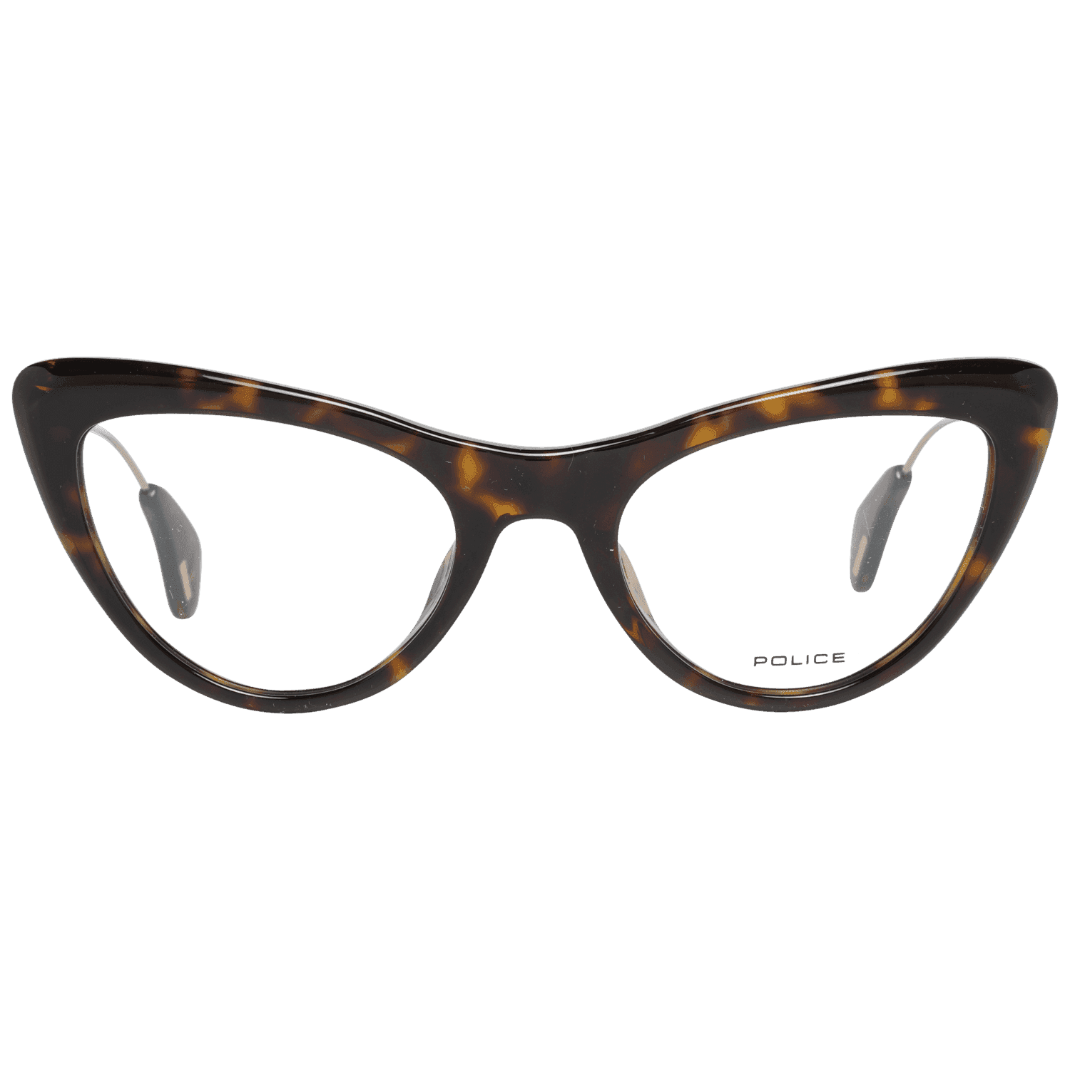 Women Brown Police Optical Frame VPL855 722G 50