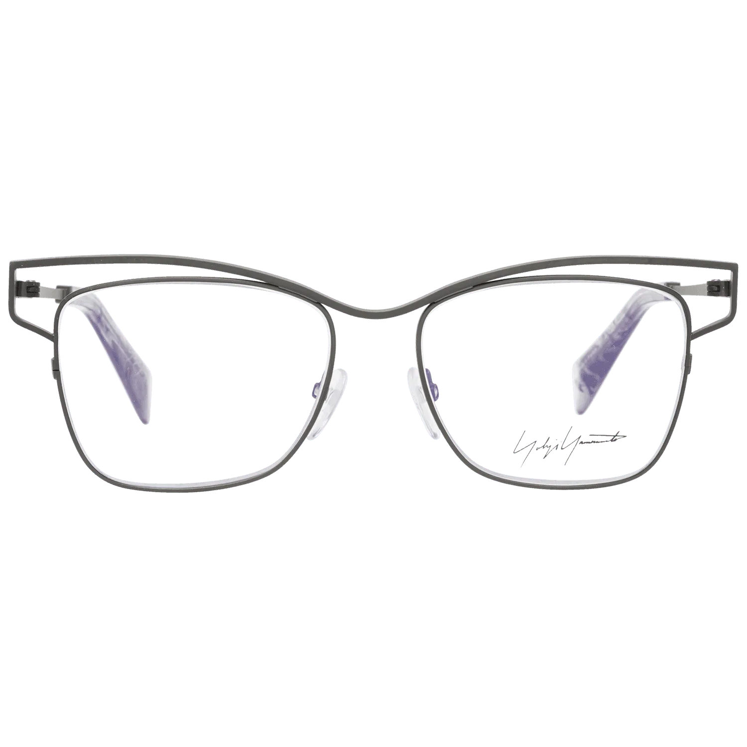 Women Gunmetal Yohji Yamamoto Optical Frame YY3019 902 51 Blue Filter