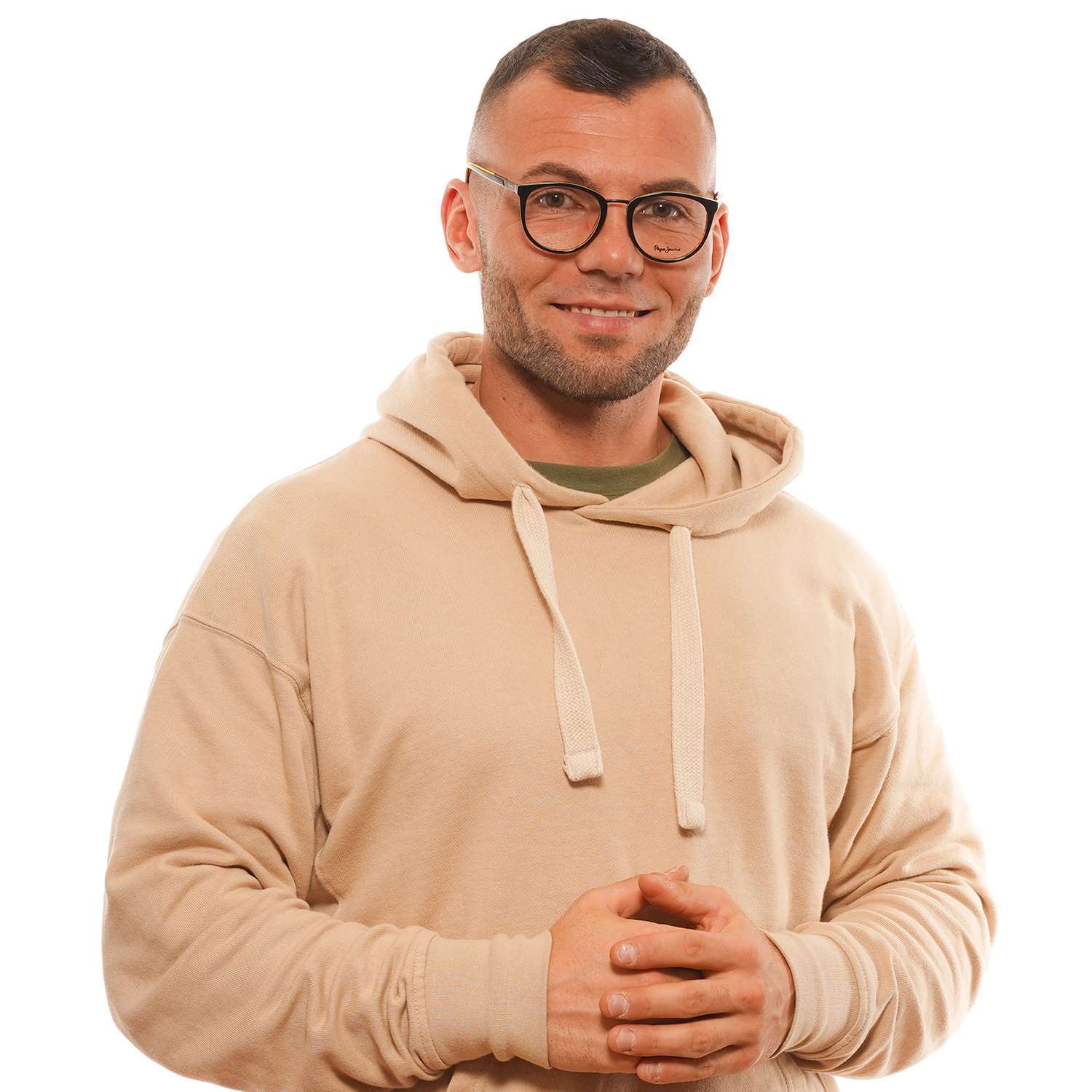 Black Men Pepe Jeans Optical Frames