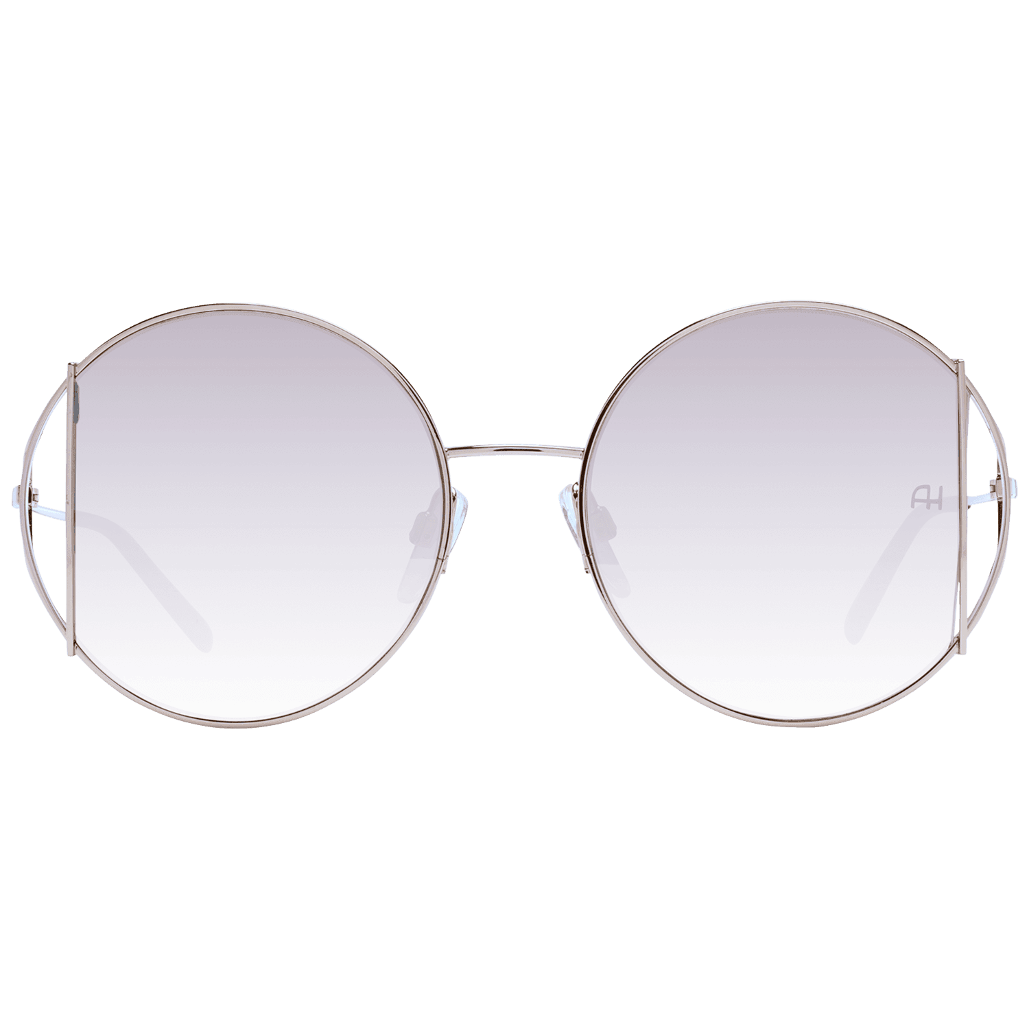 Women Rose Gold Ana Hickmann Sunglasses AH3192 04D 53