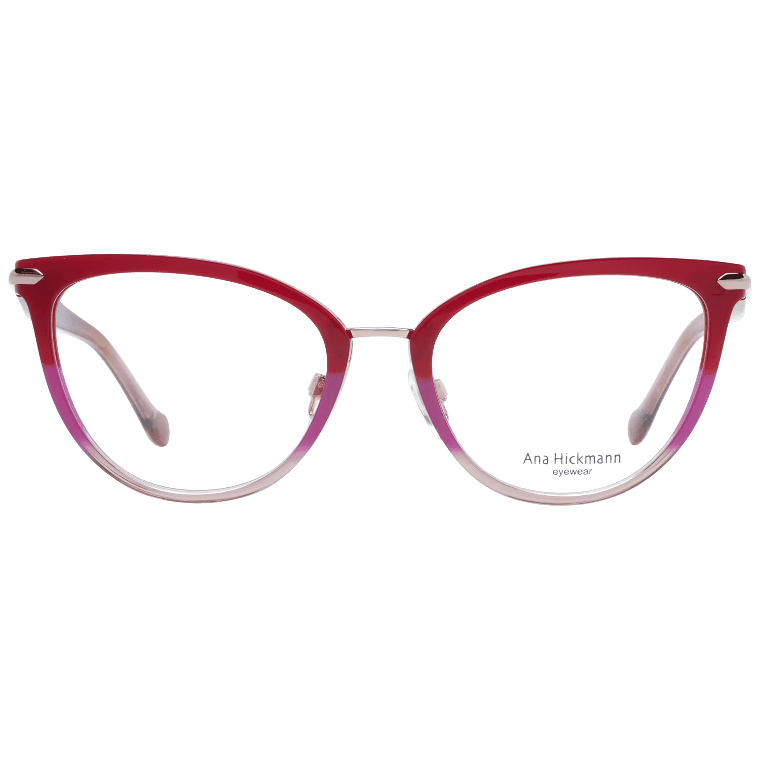 Women Red Ana Hickmann Optical Frame AH6370 C02 53