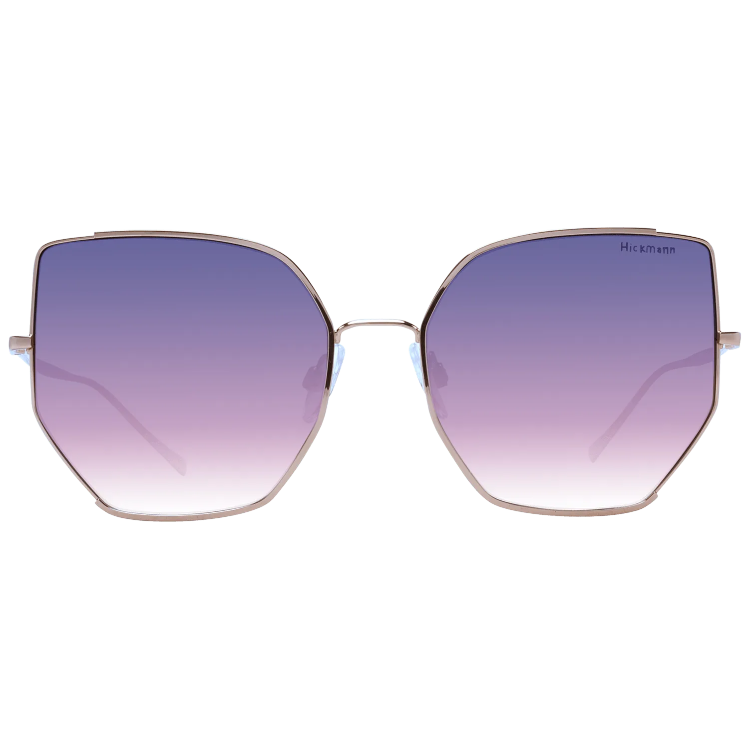 Women Rose Gold Ana Hickmann Sunglasses HI3163 05A 53