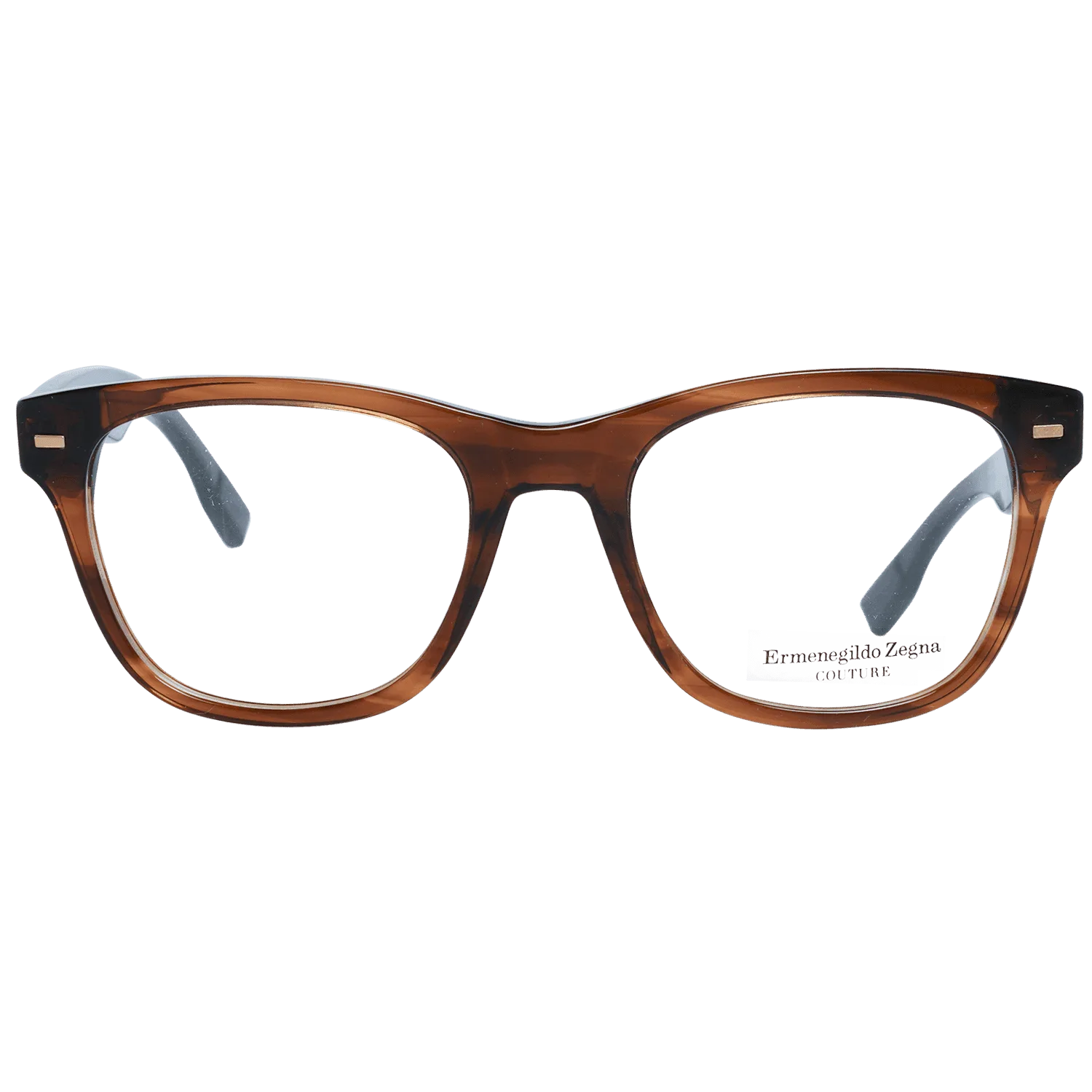 Men Brown Ermenegildo Zegna Optical Frame ZC5001 048 52