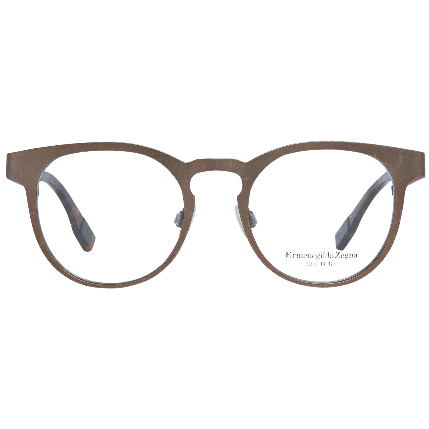 Men Bronze Ermenegildo Zegna Optical Frame ZC5003 48 034 Titanium