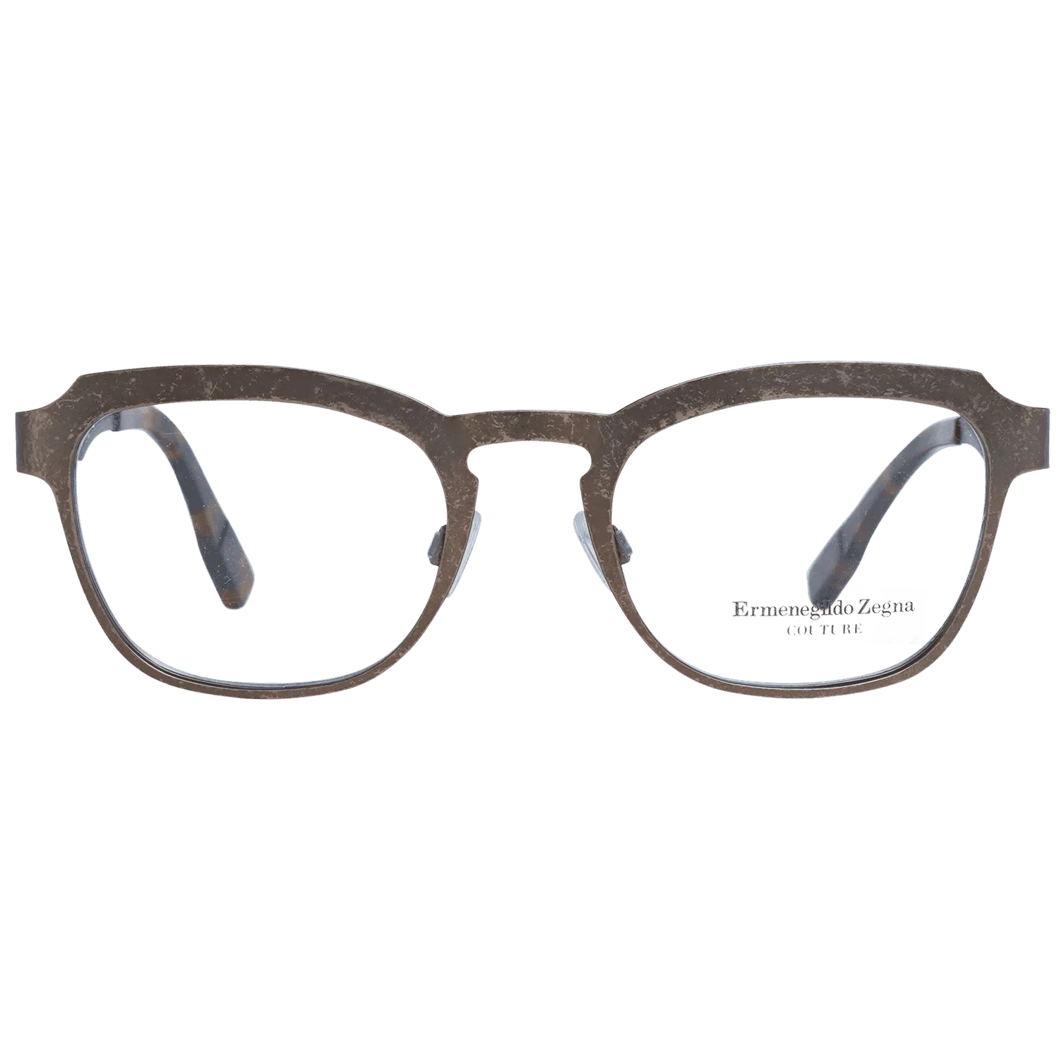 Men Bronze Ermenegildo Zegna Optical Frame ZC5004 49 034 Titanium