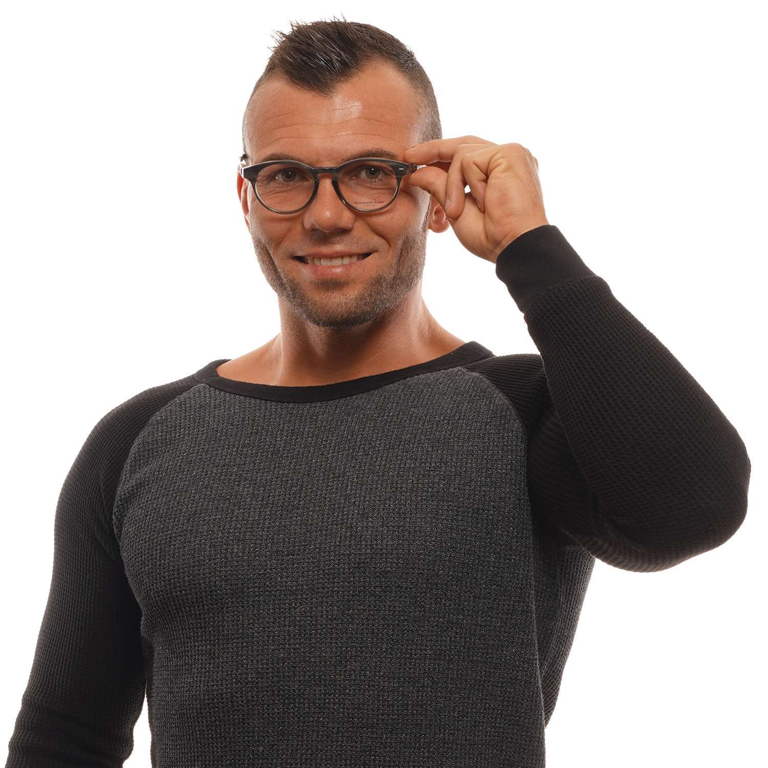 Grey Men Ermenegildo Zegna Optical Frames