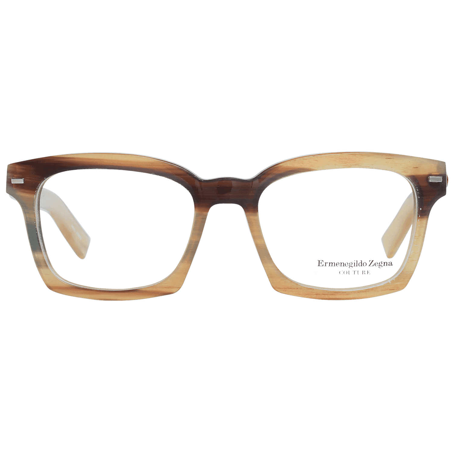 Ermenegildo Zegna ZC5015 06451 front view – Horn frame