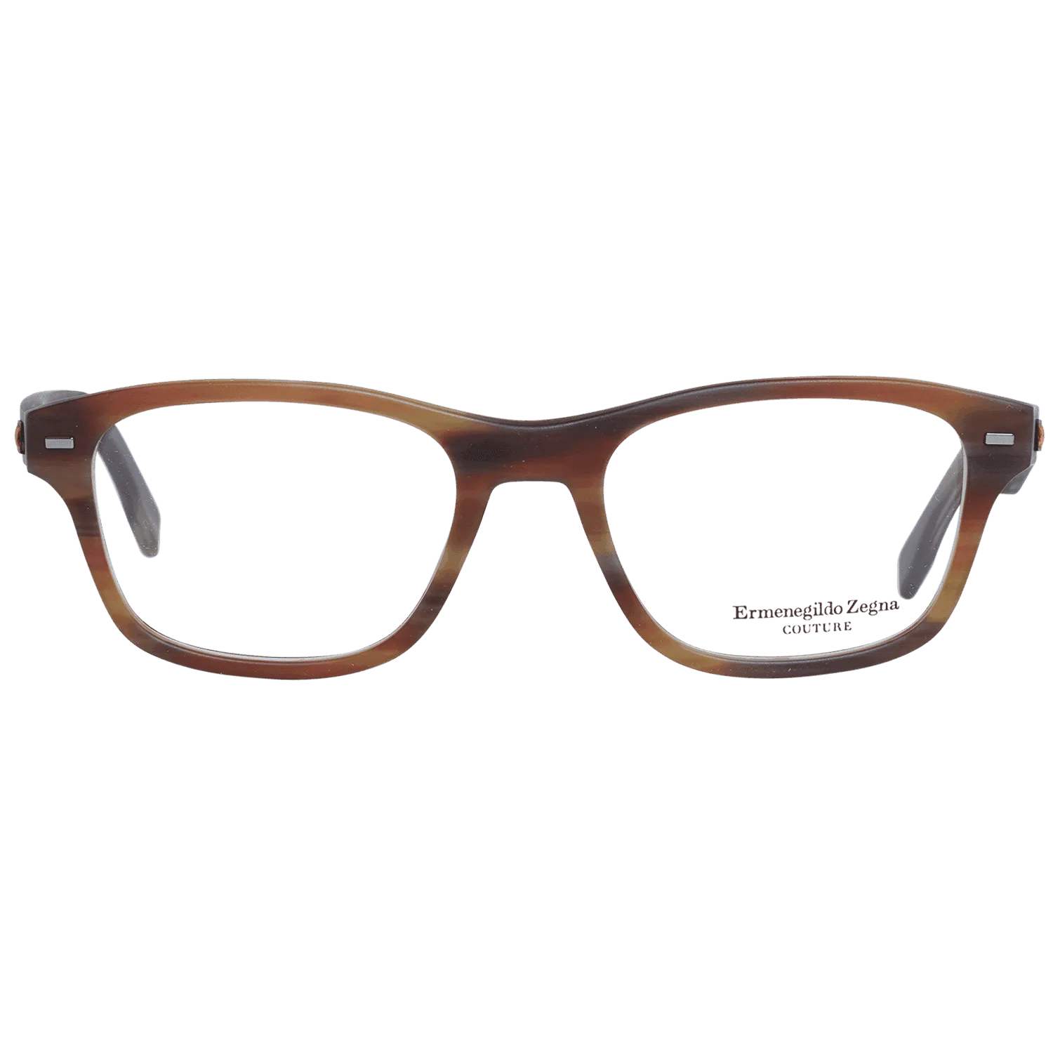 Men Brown Ermenegildo Zegna Optical Frame ZC5013 53 064