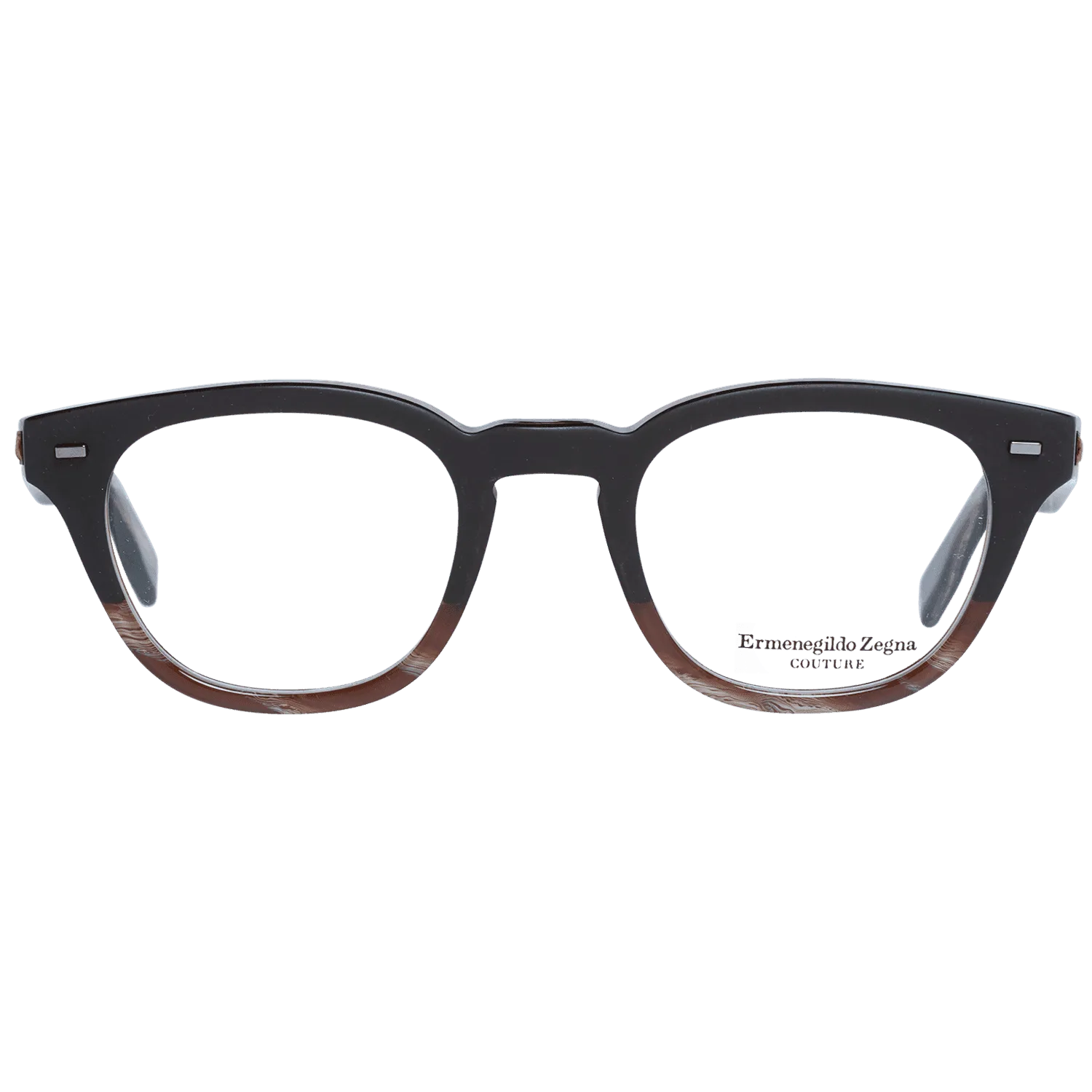 Men Brown Ermenegildo Zegna Optical Frame ZC5011 48 050