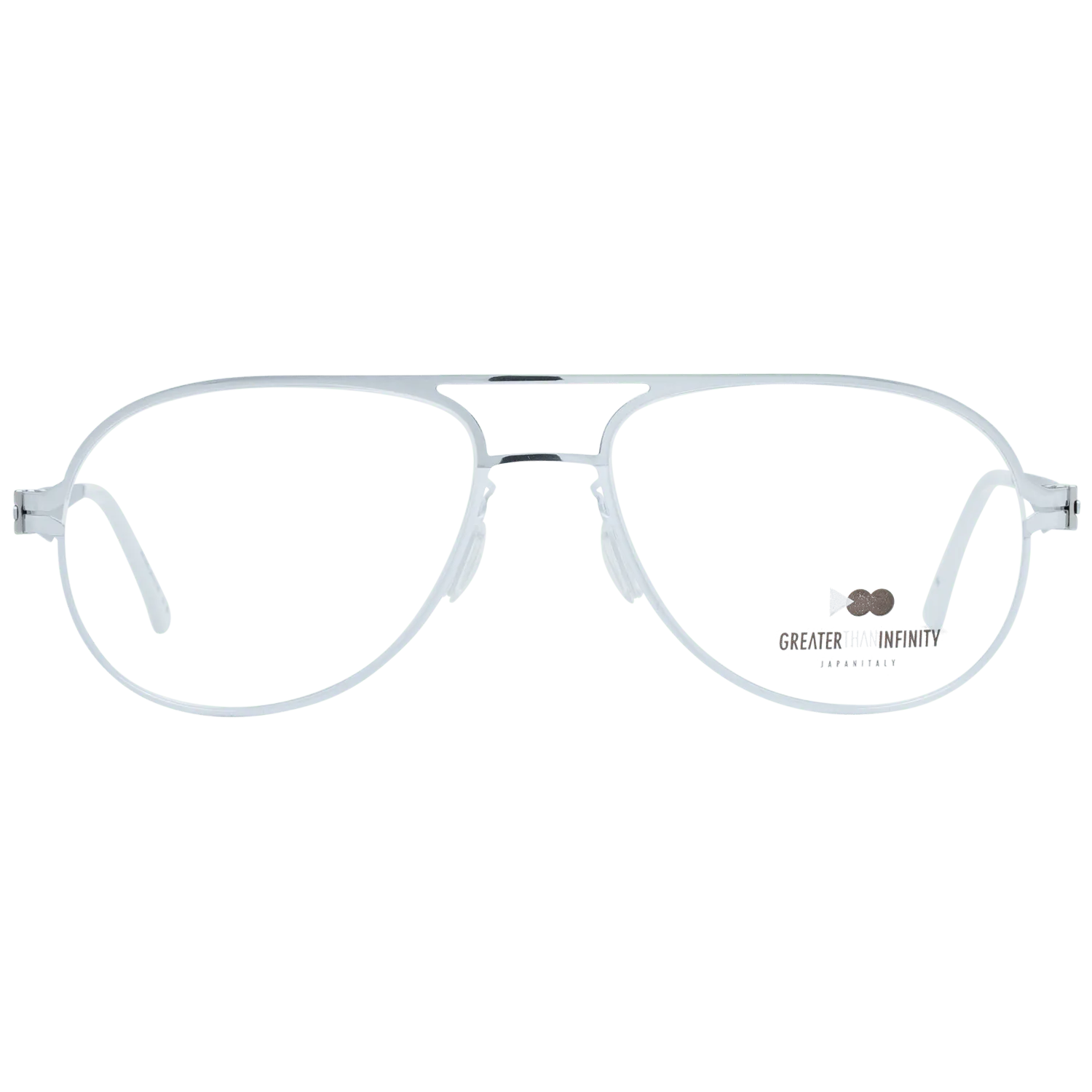 Men Silver Greater Than Infinity Optical Frame GT012 V05 56