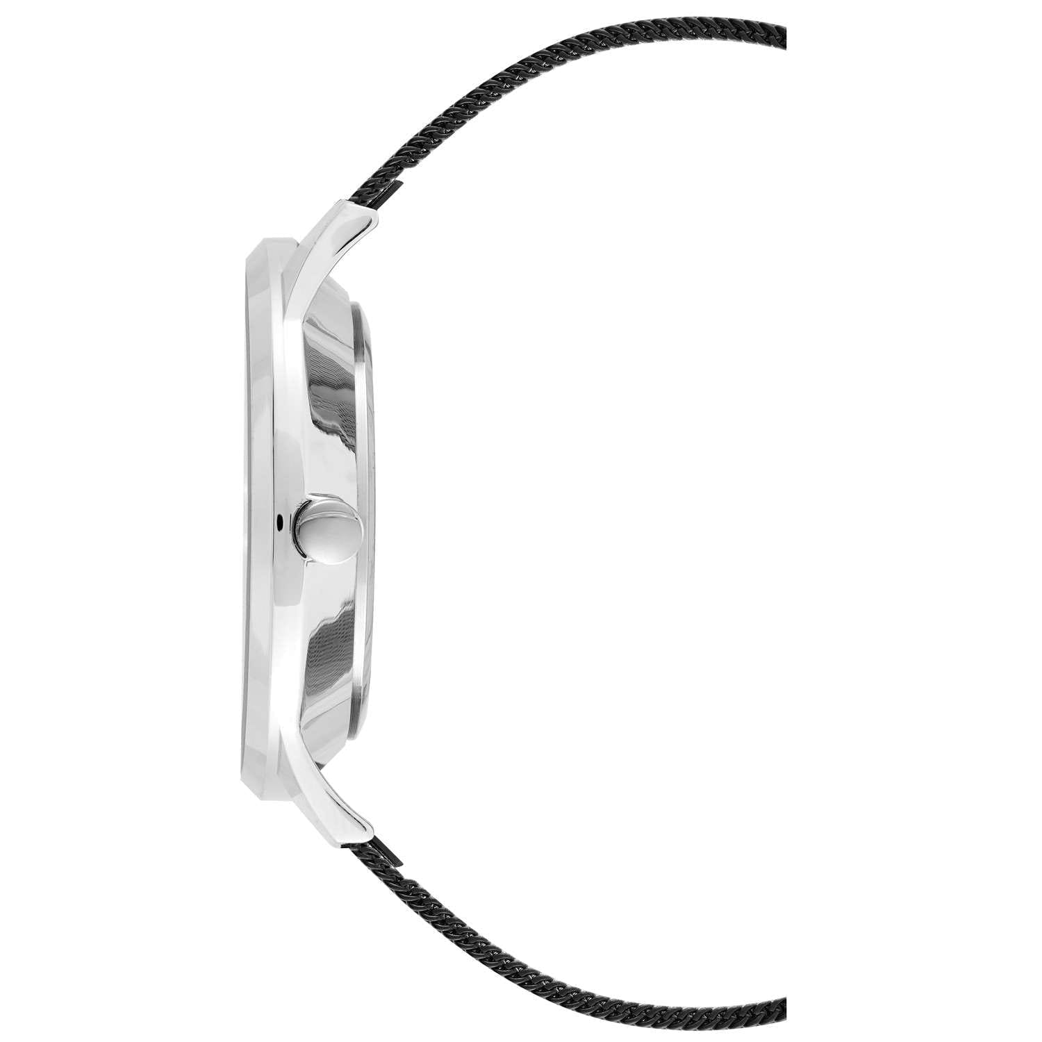 Silver Women Nine West watch model NW/2567SVBK