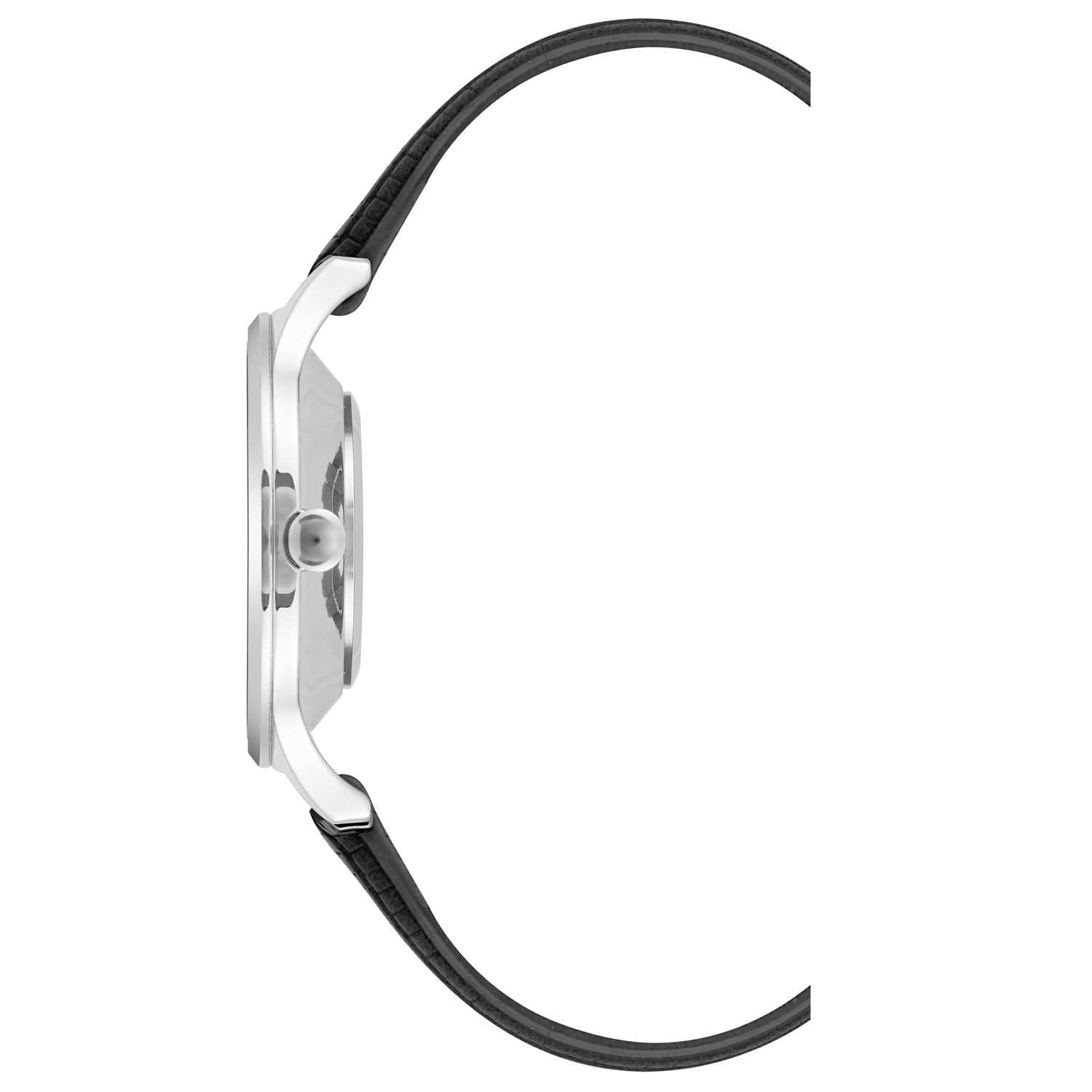 Silver Women Nine West watch model NW/2557BKBK