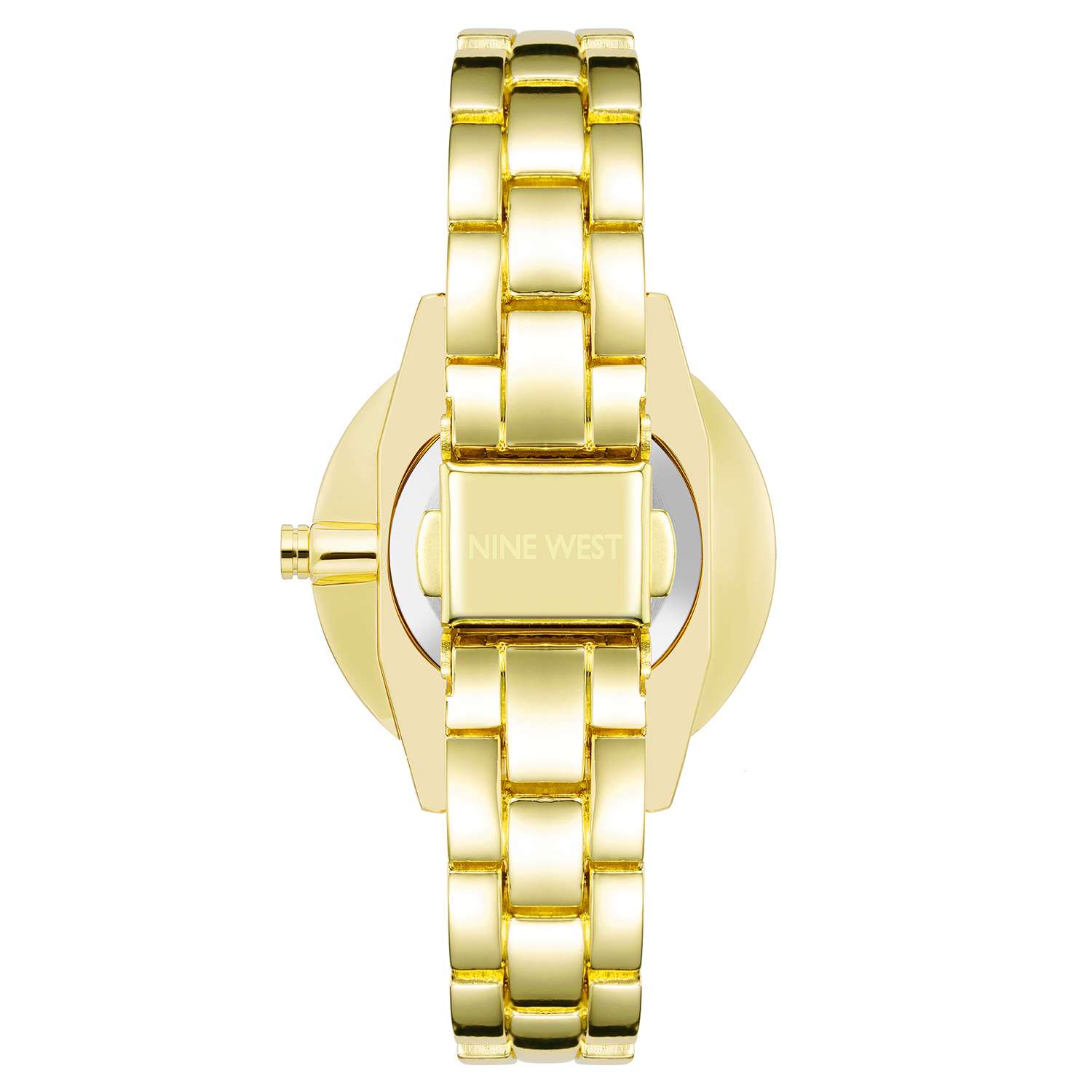 Gold Women Nine West watch model NW/2682CHGB