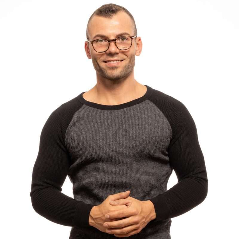 Brown Men Lozza Optical Frames