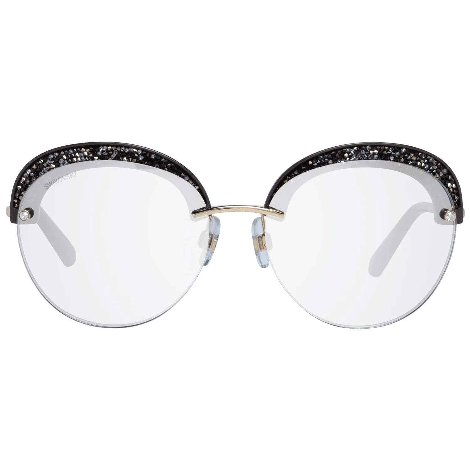 Women Gold Swarovski Sunglasses SK0256 32G 56