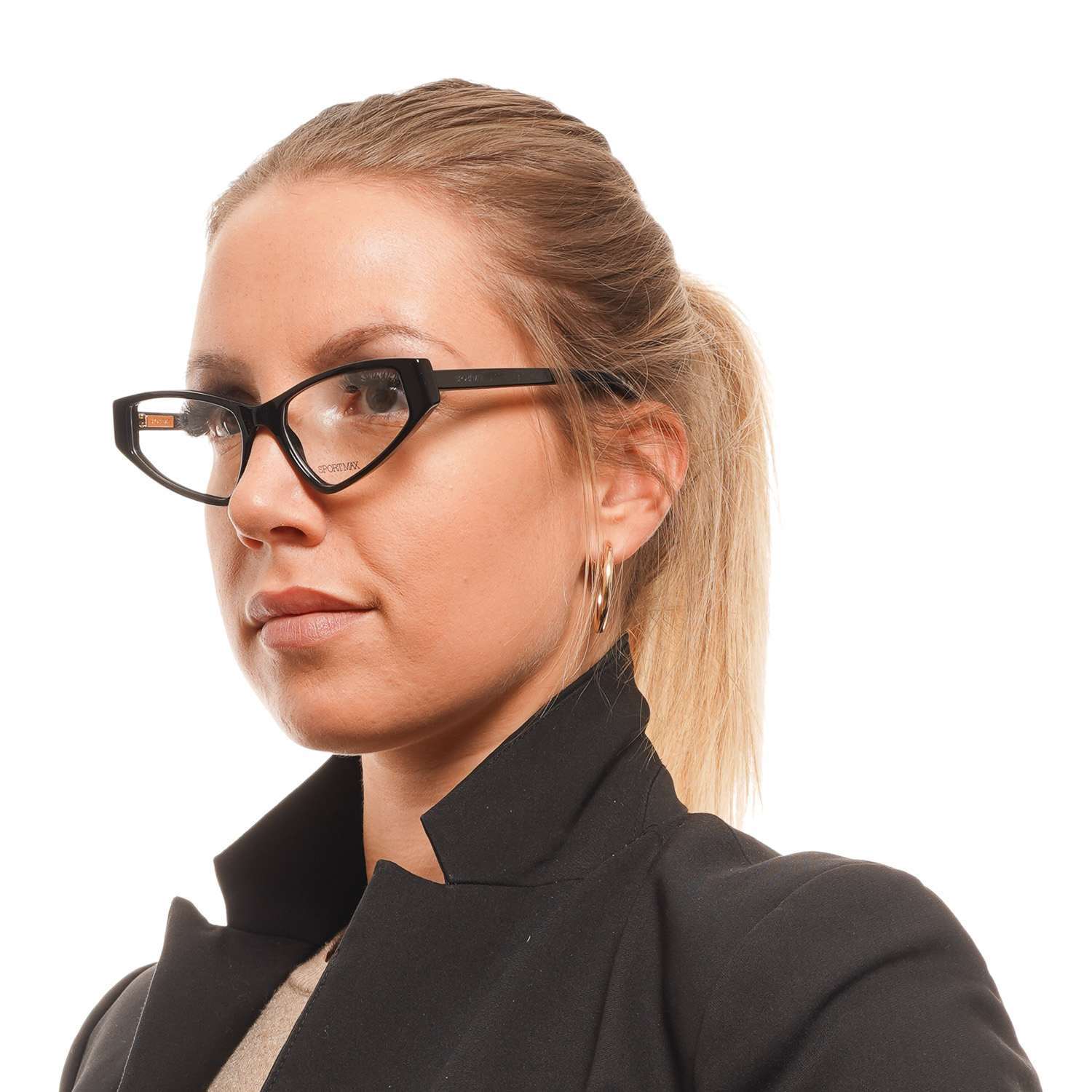 Black Women Sportmax Optical Frames