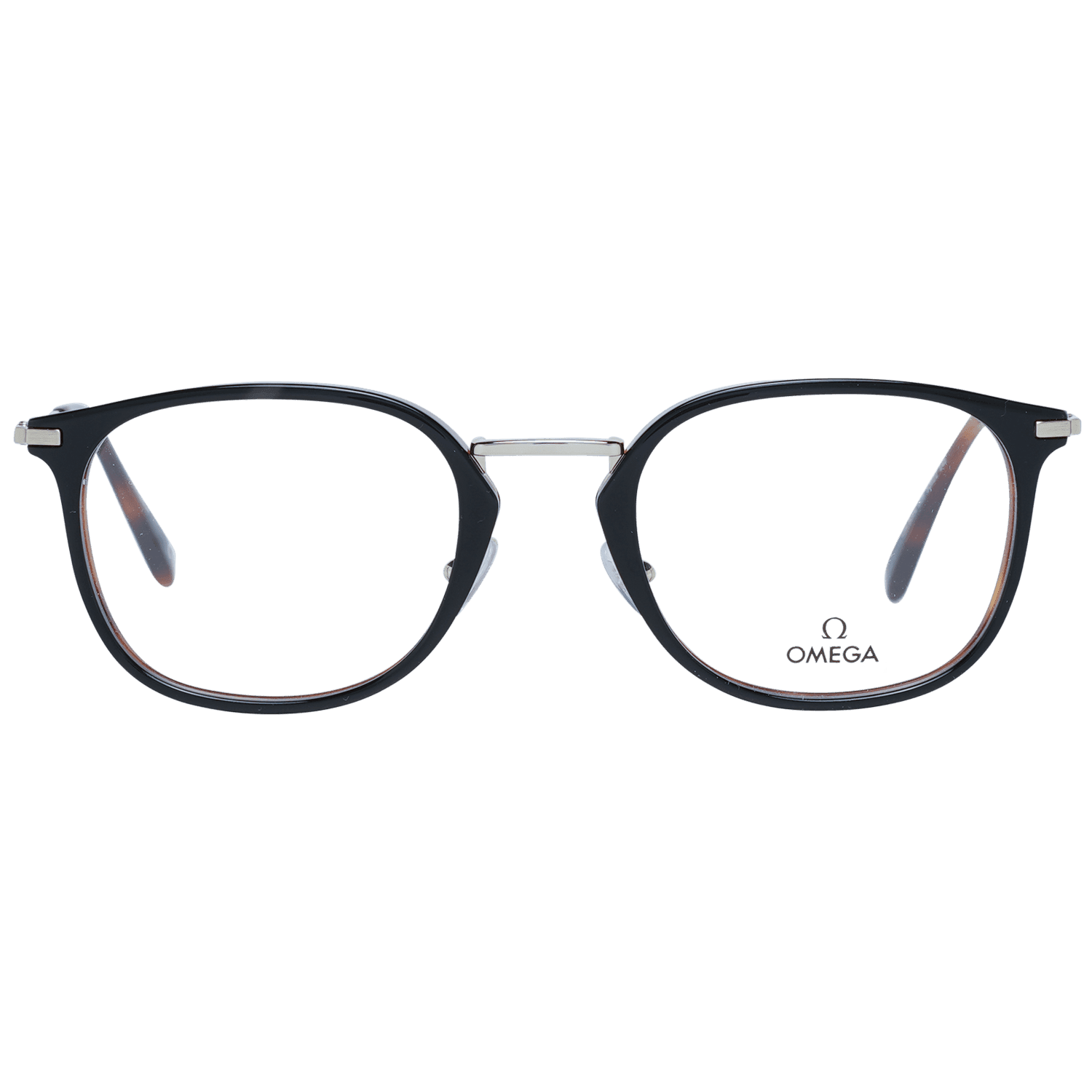 Men Black Omega Optical Frame OM5024 005 52