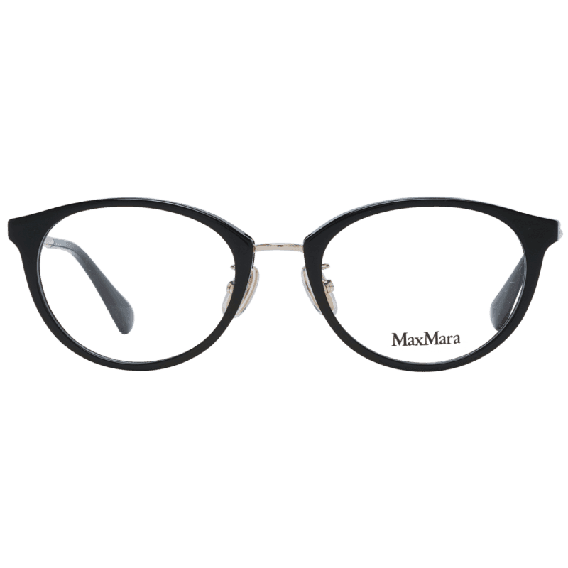 Women Black Max Mara Optical Frame MM5044-D 001 50
