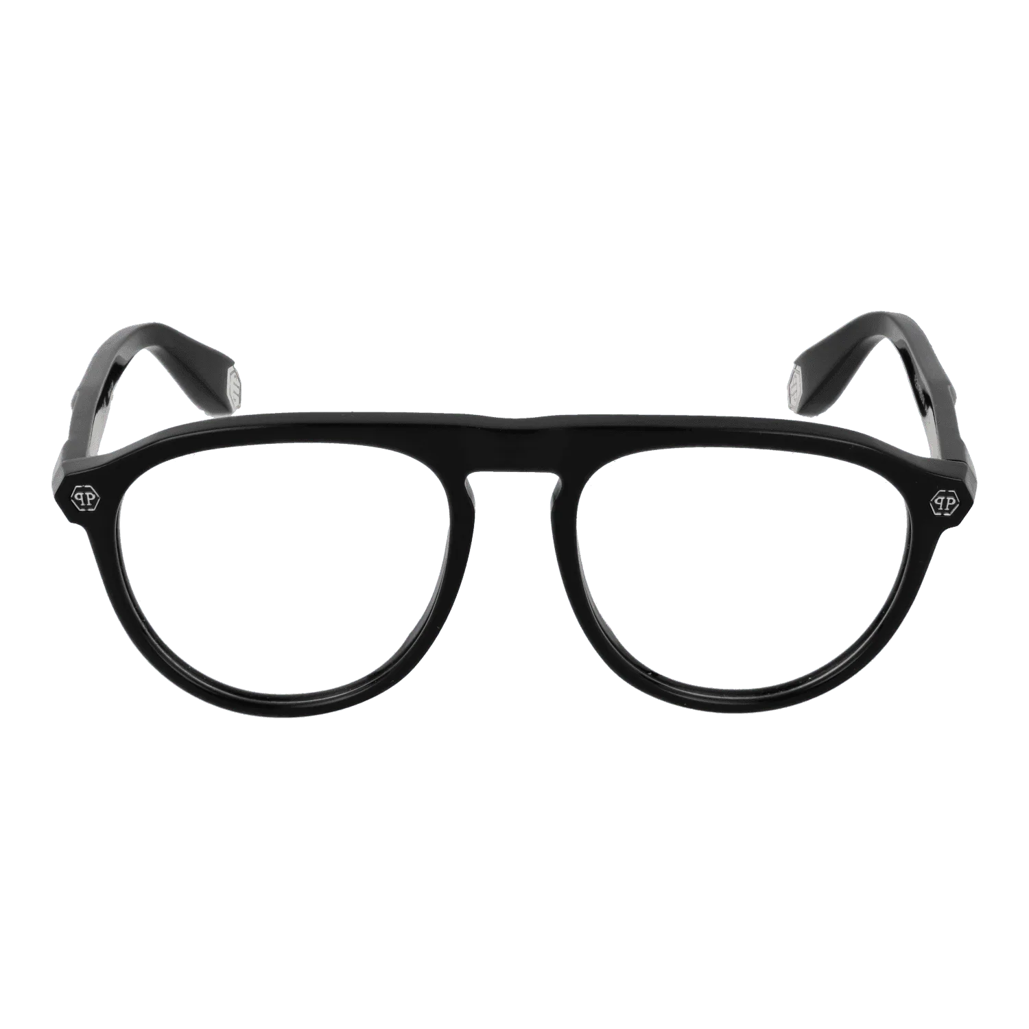Men Black Philipp Plein Optical Frame VPP016M 0700 54