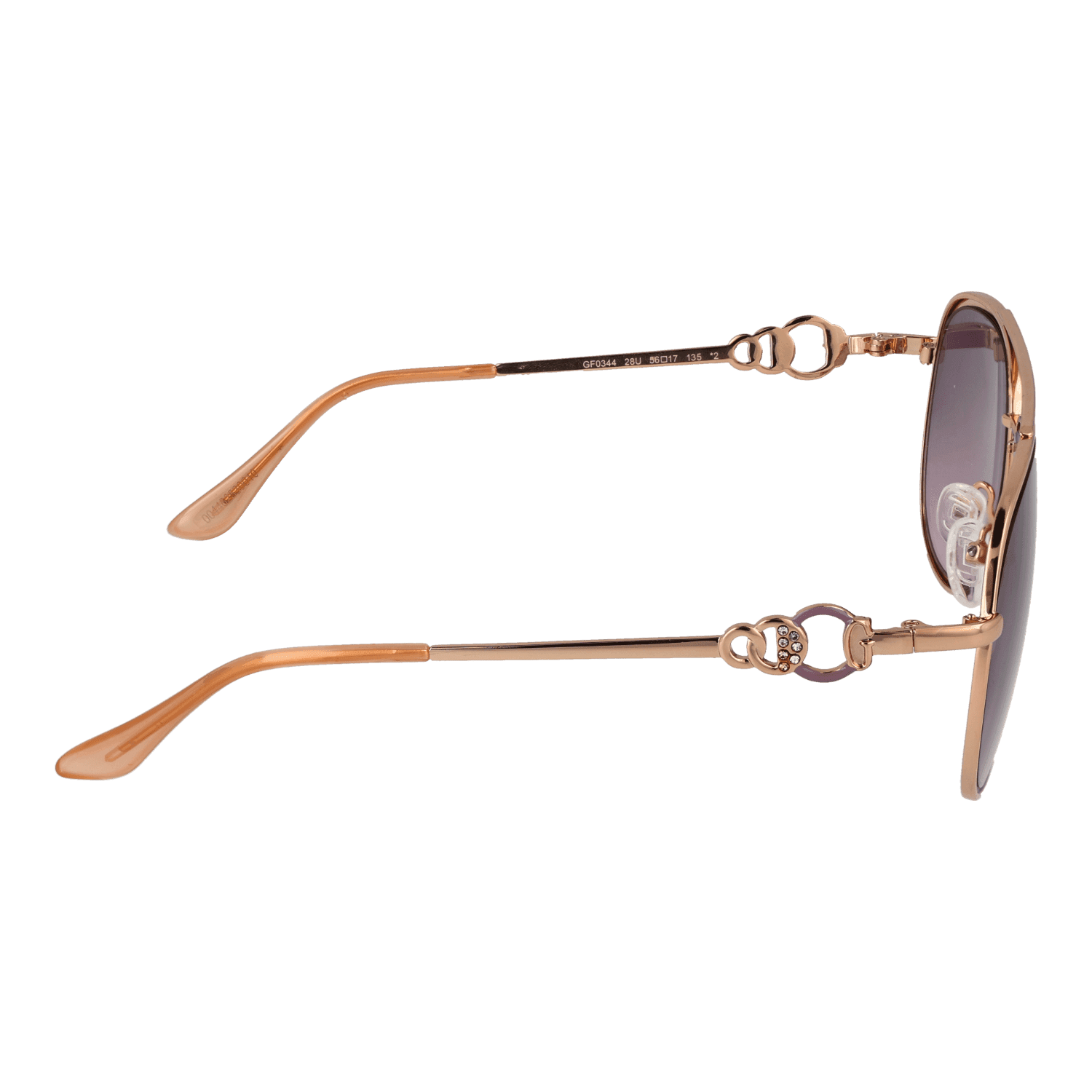 Rose Gold Color Sunglasses Guess GF0344 5628U