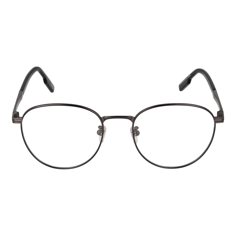 Men Gunmetal Ermenegildo Zegna Optical Frame EZ5252-H 008 52 Titanium