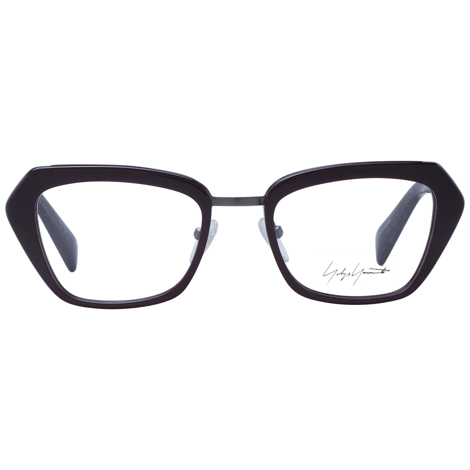 Unisex Burgundy Yohji Yamamoto Optical Frame YY1005 216 51