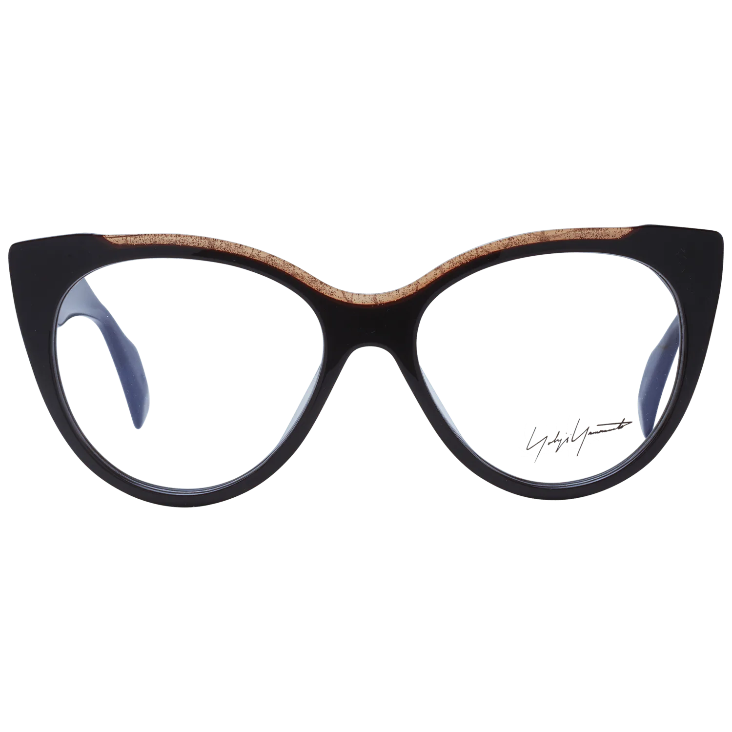 Women Brown Yohji Yamamoto Optical Frame YY1034 115 54 Blue Filter