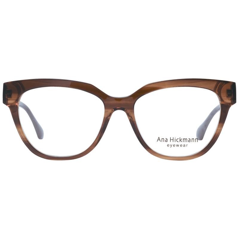 Women Brown Ana Hickmann Optical Frame AH6491 E03 52