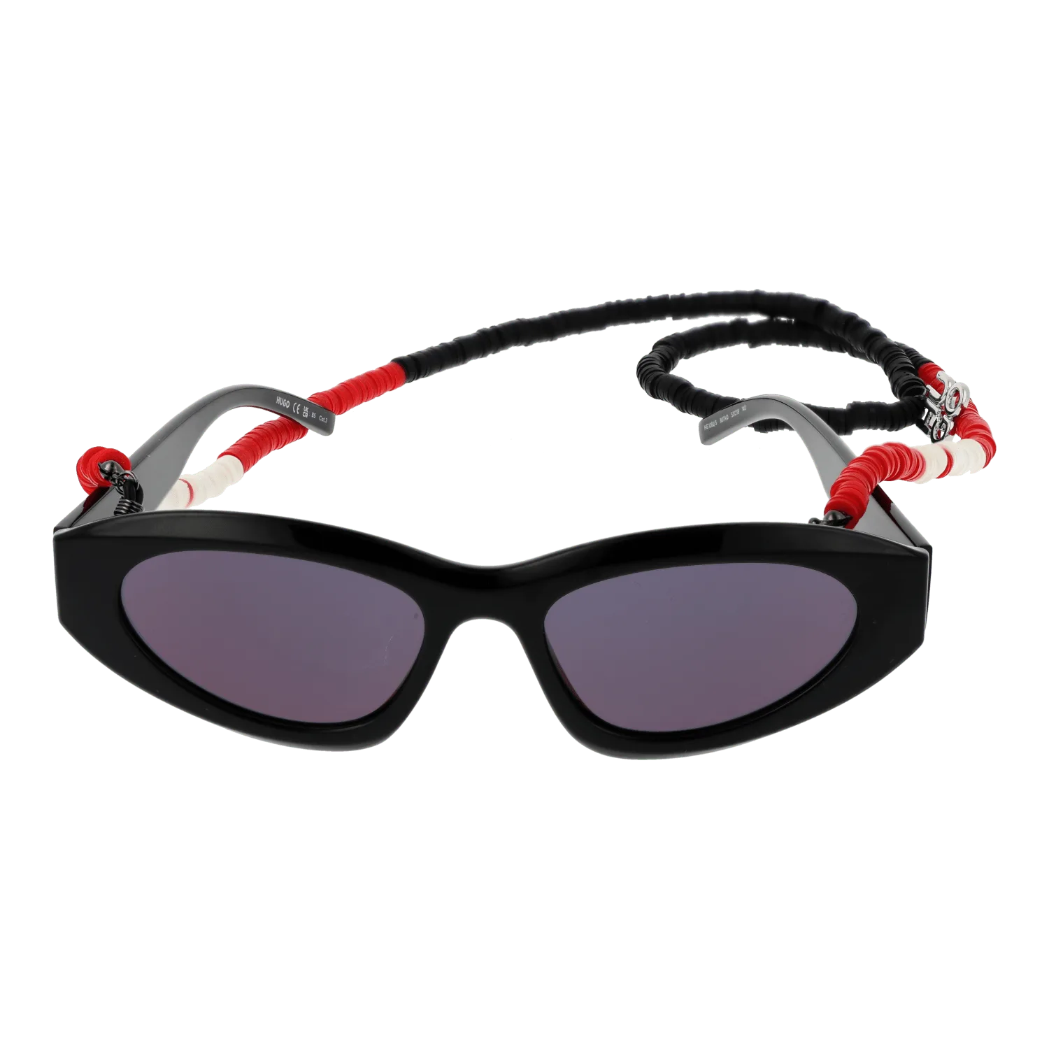 Unisex Black Hugo Sunglasses HG 1282/S 807AO 53