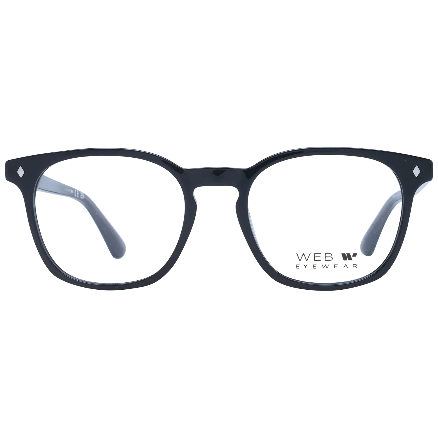 Men Black Web Optical Frame WE5410 01A 52