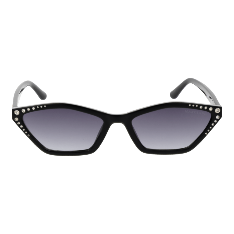 Women Black Marciano by Guess Sunglasses GM00002 01B 56